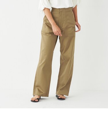 SHIPS Colors:〈洗濯機可能〉コットン ツイル ベイカー パンツ5◇