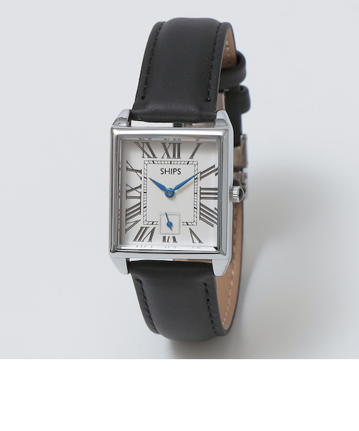 【WEB限定】SHIPS: スクエア Dバックル ウォッチ