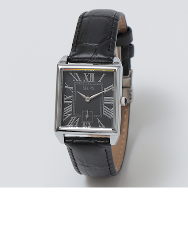 【WEB限定】SHIPS: スクエア Dバックル ウォッチ