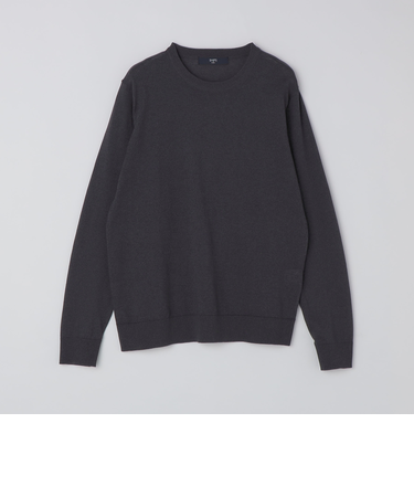 SHIPS Colors:〈洗濯機可能〉14ゲージ 天竺 クルーネック ニット