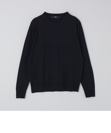 SHIPS Colors:〈洗濯機可能〉14ゲージ 天竺 クルーネック ニット