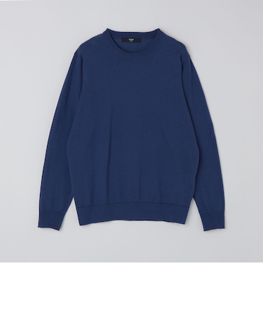 SHIPS Colors:〈洗濯機可能〉14ゲージ 天竺 クルーネック ニット