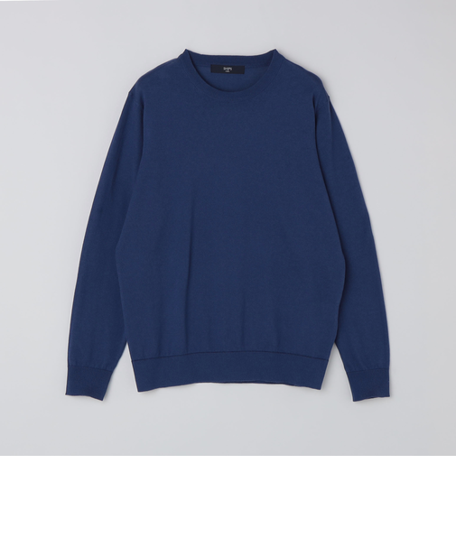 SHIPS Colors:〈洗濯機可能〉14ゲージ 天竺 クルーネック ニット