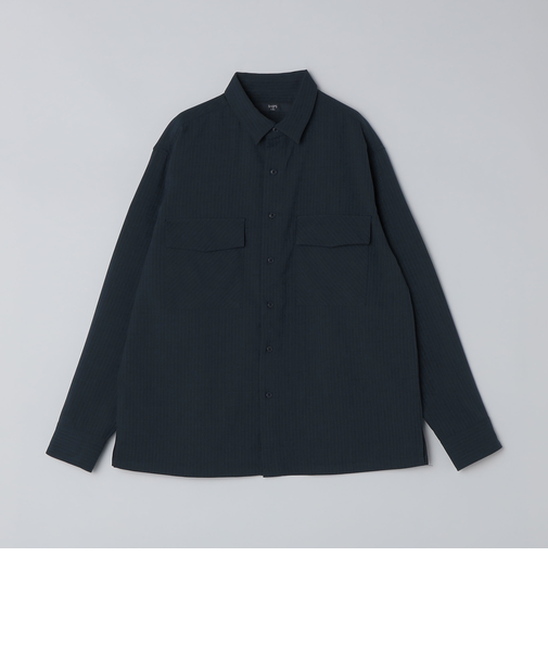 SHIPS Colors:〈吸水速乾・洗濯機可能〉ウーリー ボックス シャツ