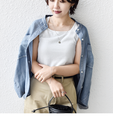 《予約》〈手洗い可能〉ラメ 2WAY ノースリーブ プルオーバー