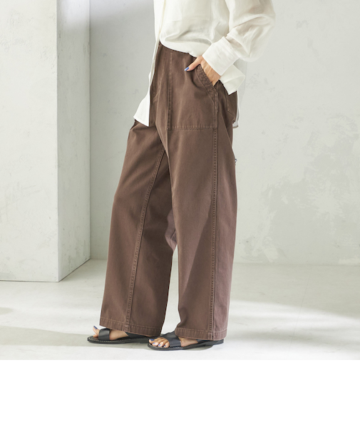 《予約》NINE CASE:〈洗濯機可能〉ベイカー パンツ