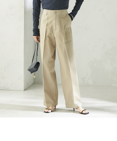 《予約》NINE CASE:〈洗濯機可能〉ベイカー パンツ