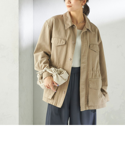 《予約》NINE CASE:〈洗濯機可能〉ミリタリー シャツ ジャケット