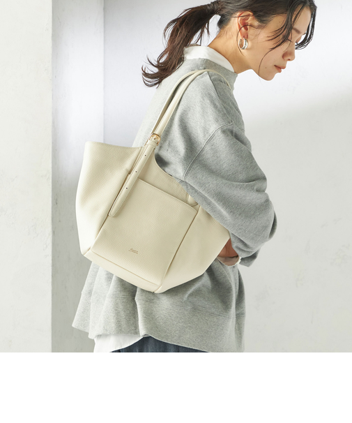 《予約》BEAURE: ロング ハンドル 2WAY トート バッグ