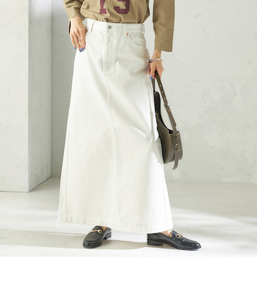 《予約》NINE CASE:〈洗濯機可能〉デニム スカート