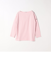 Le minor:〈洗濯機可能〉ボーダー ロング スリーブ TEE