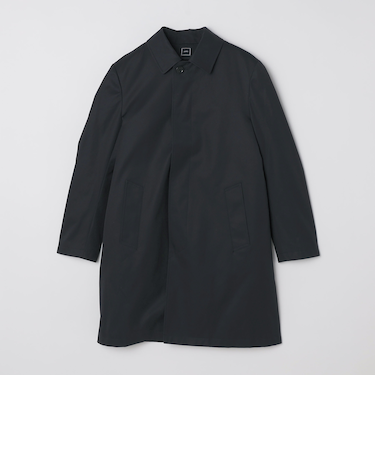 SHIPS: VENTILE(R) コットン ネイビー ステンカラー コート