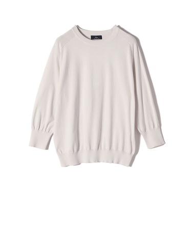 SHIPS Primary Navy Label:〈手洗い可能〉16G SUVIN プルオーバー