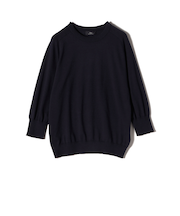 SHIPS Primary Navy Label:〈手洗い可能〉16G SUVIN プルオーバー