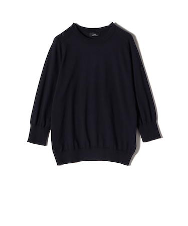 SHIPS Primary Navy Label:〈手洗い可能〉16G SUVIN プルオーバー