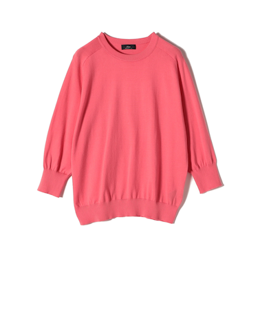 SHIPS Primary Navy Label:〈手洗い可能〉16G SUVIN プルオーバー