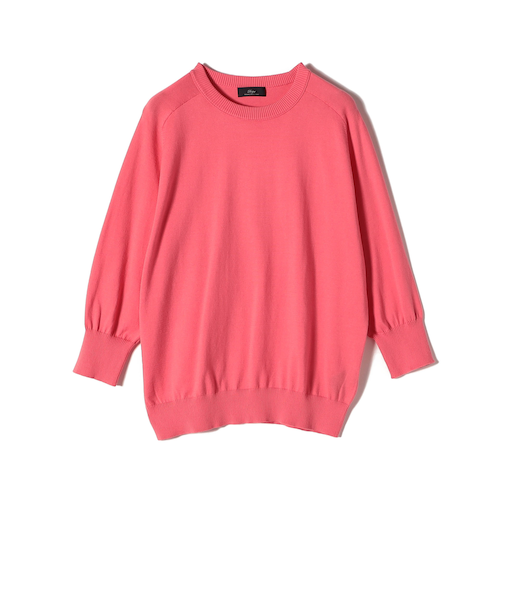 SHIPS Primary Navy Label:〈手洗い可能〉16G SUVIN プルオーバー