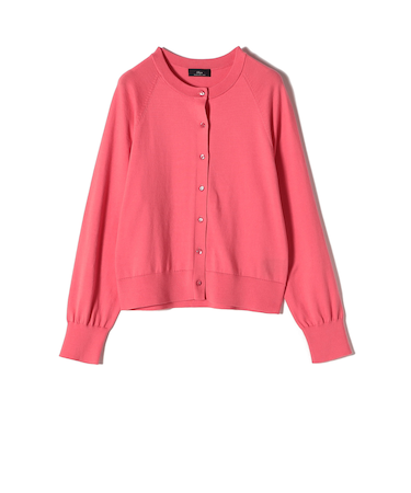 SHIPS Primary Navy Label:〈手洗い可能〉16G SUVIN カーディガン