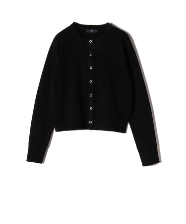 SHIPS Colors:〈手洗い可能〉スウェットライク リングドット カーディガン