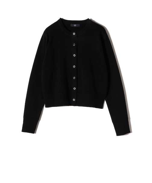 SHIPS Colors:〈手洗い可能〉スウェットライク リングドット カーディガン