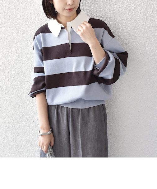 SHIPS Colors:〈手洗い可能〉コットン / アクリル ラガー ニット