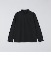 【WEB限定】SHIPS: 防シワ・吸水速乾 Drymix(R) モックネック ロングスリーブ Tシャツ