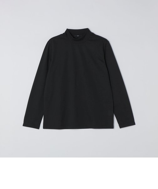【WEB限定】SHIPS: 防シワ・吸水速乾 Drymix(R) モックネック ロングスリーブ Tシャツ