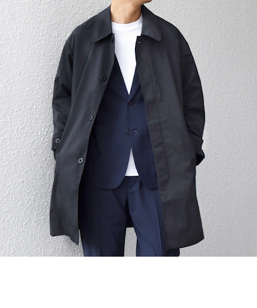 SHIPS any:〈撥水加工〉タスラン SOLOTEX(R) ステンカラー コート 26SS◆