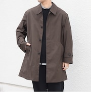 〈撥水加工〉タスラン SOLOTEX(R) ステンカラー コート 26AW◆