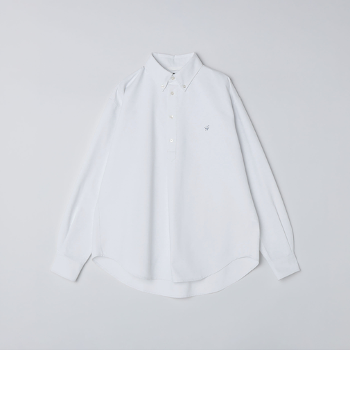 【WEB限定】SHIPS: 防シワ・吸水速乾 Drymix(R) プルオーバー ボダンダウン シャツ