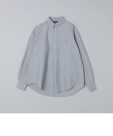 【WEB限定】SHIPS: 防シワ・吸水速乾 Drymix(R) プルオーバー ボダンダウン シャツ