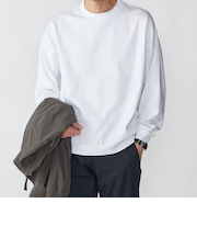 SHIPS: スタンド アップ Tシャツ ロングスリーブ