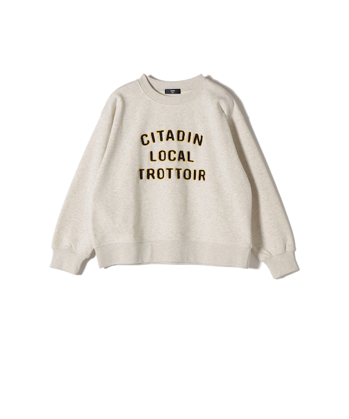 《予約》SHIPS Colors:〈洗濯機可能〉サガラ 刺繍 スウェット◆