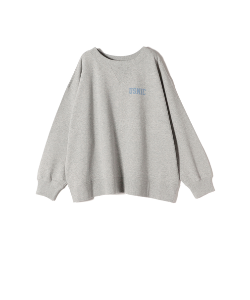 《予約》NINE CASE:〈洗濯機可能〉裏毛 スウェット プルオーバー