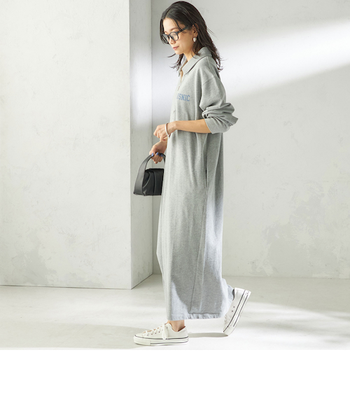 NINE CASE:〈洗濯機可能〉裏毛 スウェット ワンピース｜シップスの通販