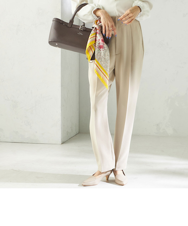 《予約》〈接触冷感 / UVカット〉Refinel テーパード パンツ（セレモニー対応可）