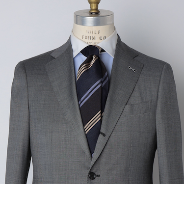 SHIPS: ヴィンテージ アーカイブ シルク メランジ ワイド ストライプ ネクタイ