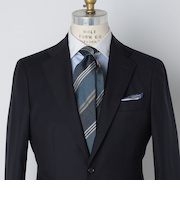 SHIPS: ヴィンテージ アーカイブ シルク メランジ ワイド ストライプ ネクタイ