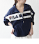 《予約》【SHIPS any別注】FILA:〈洗濯機可能〉スタンドカラー ジップ ライン ブルゾン