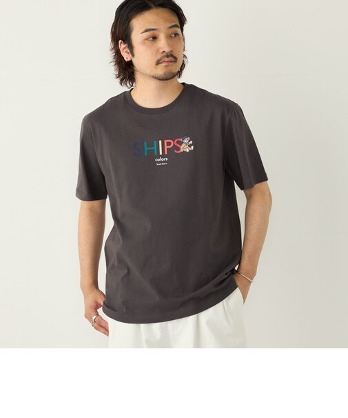 SHIPS Colors:TeddyBear(R) コラボ Tシャツ◇