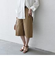 《予約》SHIPS any:〈洗濯機可能〉コットン チノ ショート パンツ