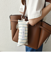 《予約》assa:ALL IN UMBRELLA ポーチ付き 折り畳み傘(晴雨兼用・親骨50cm)◆