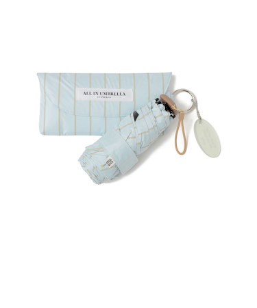 《予約》assa:ALL IN UMBRELLA ポーチ付き 折り畳み傘(晴雨兼用・親骨50cm)◆