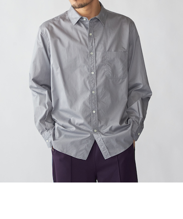 SHIPS: ハイカウント ワッシャー レギュラーカラーシャツ