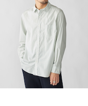 SHIPS: ハイカウント ワッシャー レギュラーカラーシャツ