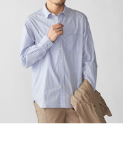 SHIPS: ハイカウント ワッシャー レギュラーカラーシャツ