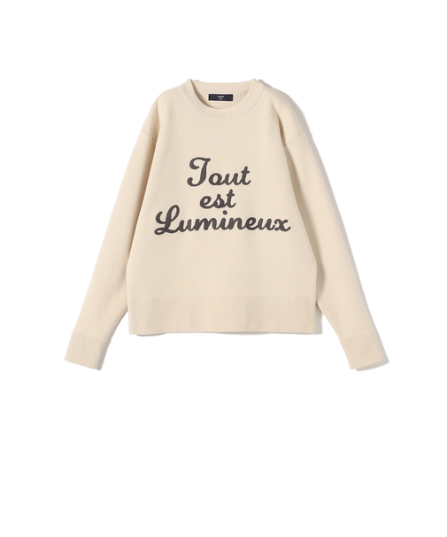 SHIPS Colors:〈手洗い可能〉サガラ ロゴ ニット