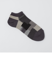 ANONYMOUS: パッチワーク アンクル ソックス