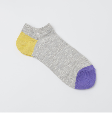 ANONYMOUS: 3カラー スラブ アンクル ソックス