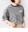 《予約》【WEB限定】マルチ ボーダー 5分袖 TEE
